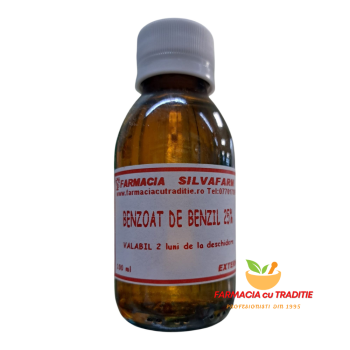 BENZOAT DE BENZIL 25% in ulei de parafina 100ml