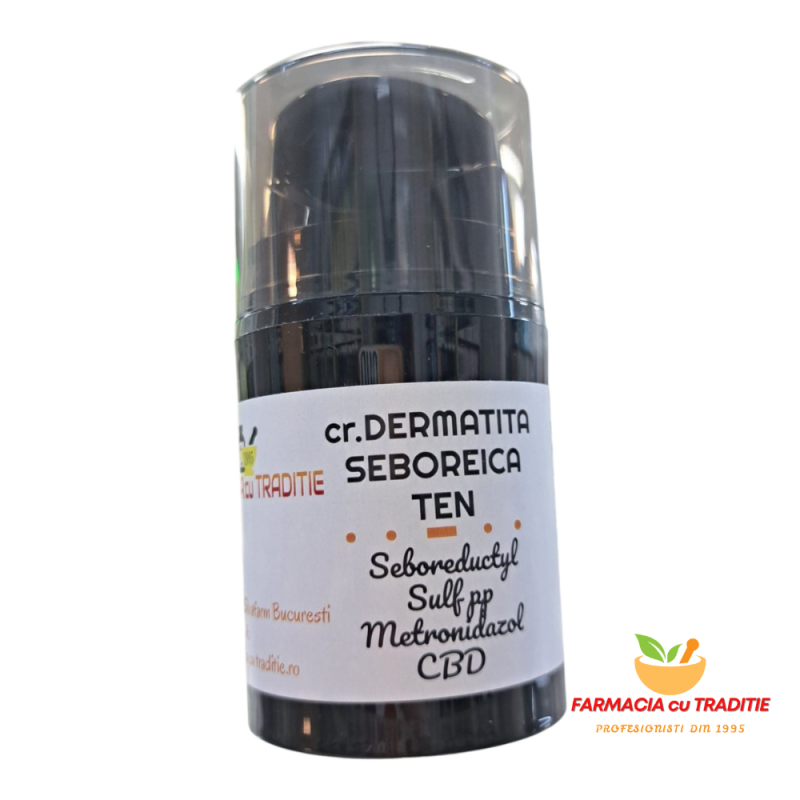 CREMA DERMATITA SEBOREICA TEN cu Seboreductyl, Sulf, CBD, metronidazol -30G