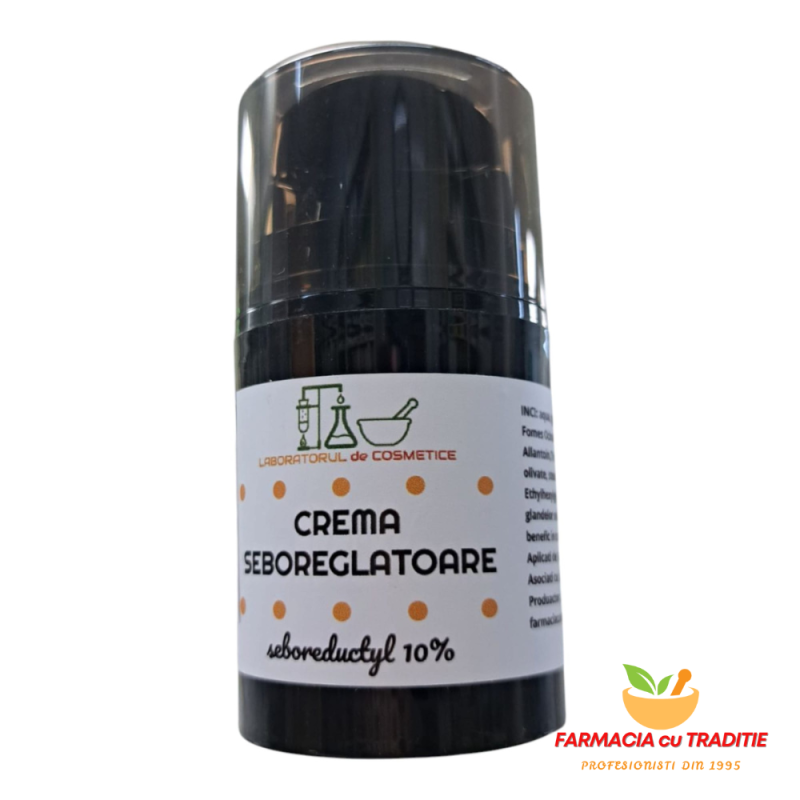 CREMA naturala SEBOREGLATOARE cu *Seboreductyl si pudra de Bambus -47G