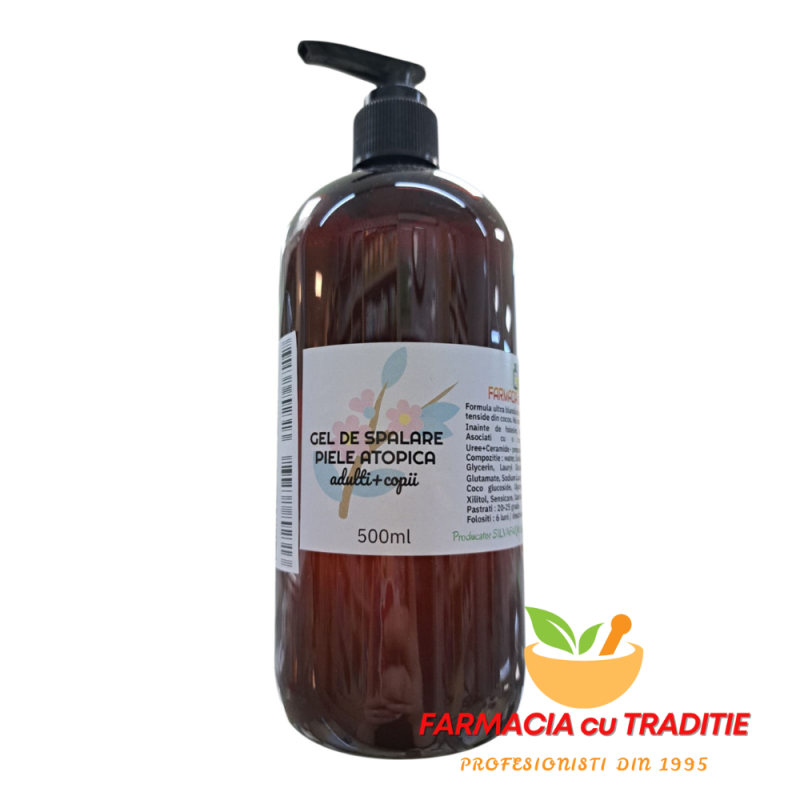 GEL DE DUS FARA SAPUN PENTRU PIELE ATOPICA/ USCATA. 500ML