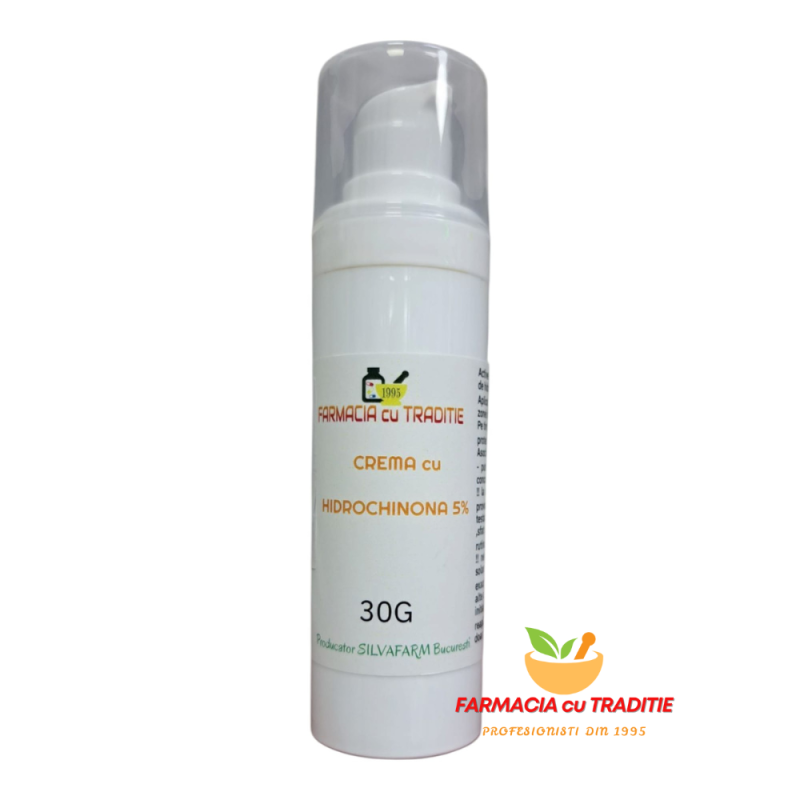 CREMA cu HIDROCHINONA 5% si MOISTURE PLEX -depigmentare . 30ml