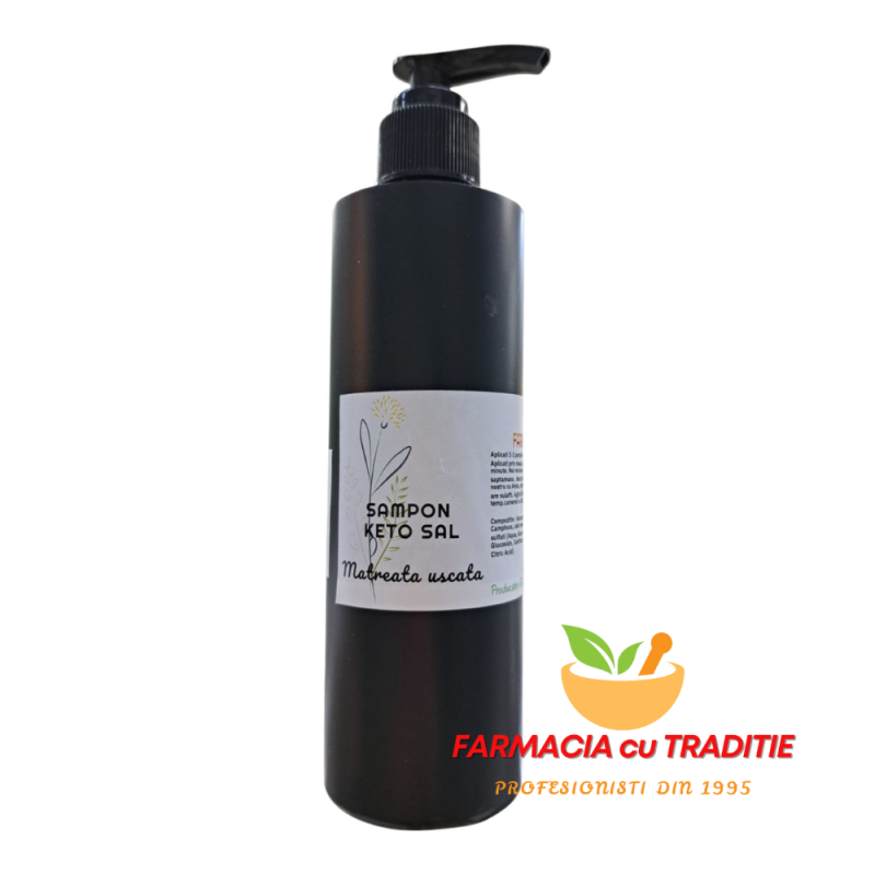 SAMPON CU KETOCONAZOL 3% si PANTHENOL impotriva matretii uscate 240g