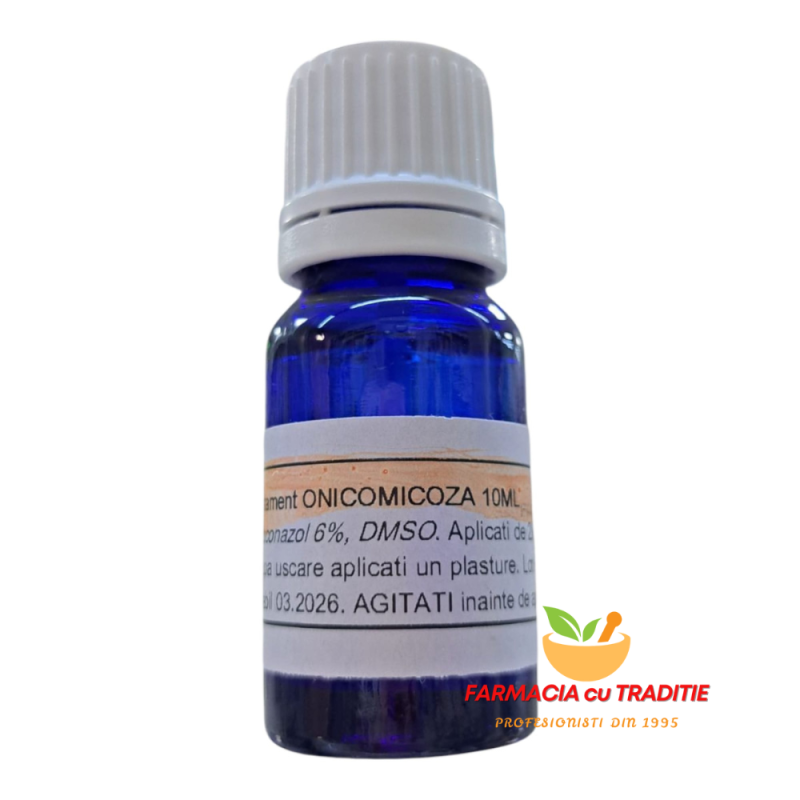 TRATAMENT ONICOMICOZA cu Ketoconazol 6% 10ml