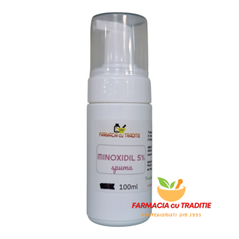 TRATAMENT ALOPECIE cu MINOXIDIL 5% SPUMA/SOLUTIE 100ml
