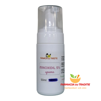 TRATAMENT ALOPECIE cu MINOXIDIL 5% SPUMA/SOLUTIE 50ml