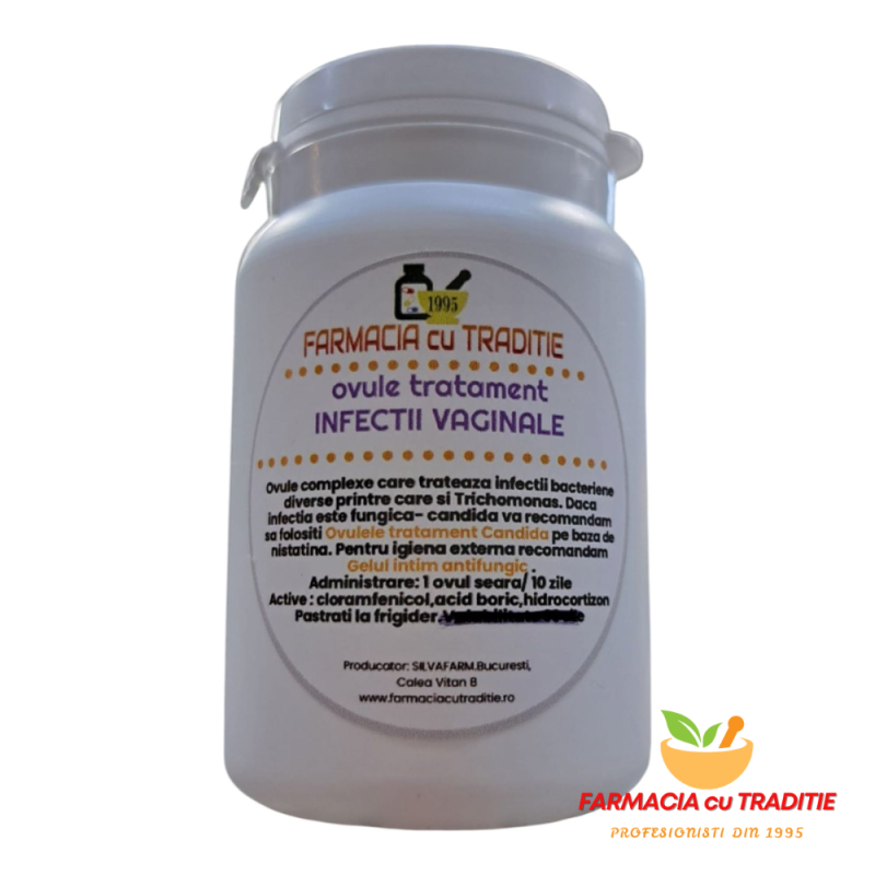 OVULE TRATAMENT VAGINITE BACILARE si TRICHOMONAS x 10 ovule 