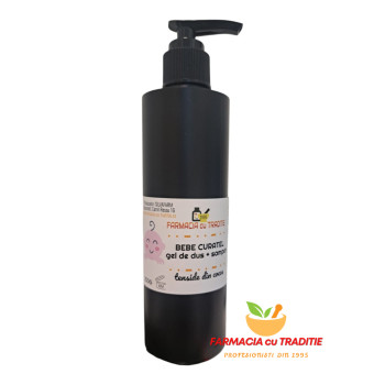 GEL DE SPALARE si SAMPON FARA SAPUN pentru bebelusi si copii -250ml