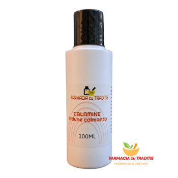 LOTIUNE CALAMINE COMPUSA : iritatii, eczeme, arsuri solare, eritem, muscaturi insecte. 100ml