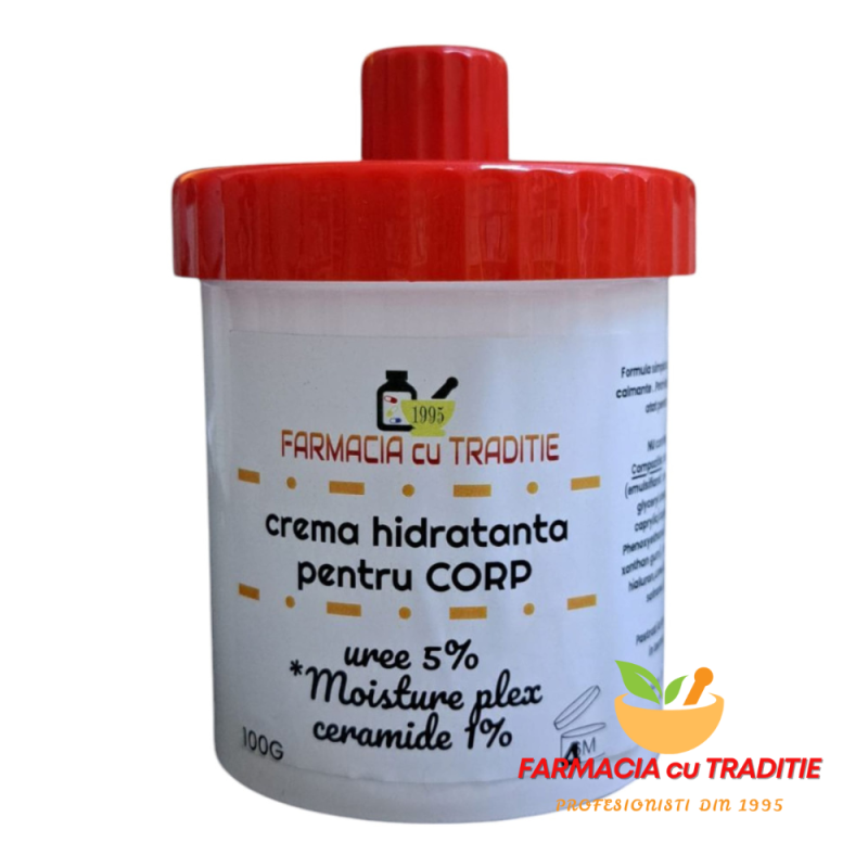 CREMA naturala PIELE USCATA, ATOPICA cu Ceramide, Acid Hialuronic si Uree -100G