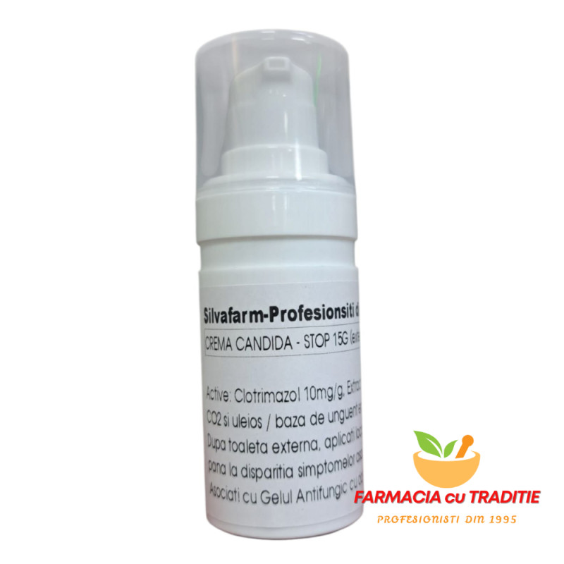 CANDIDA STOP crema uz extern cu Clotrimazol si Galbenele extract. 15g