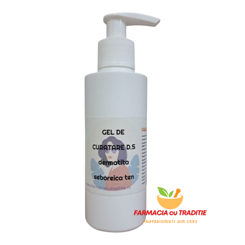 GEL DE CURATARE D.S. PENTRU TEN CU DERMATITA SEBOREICA.130ML
