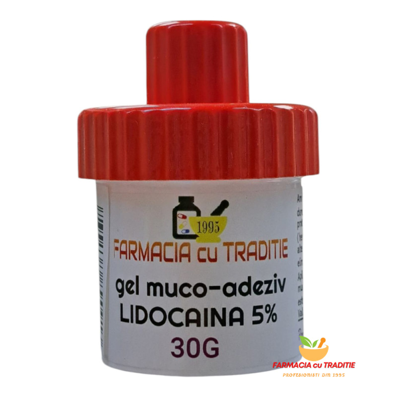 GEL MUCOADEZIV cu LIDOCAINA 5% . 20G
