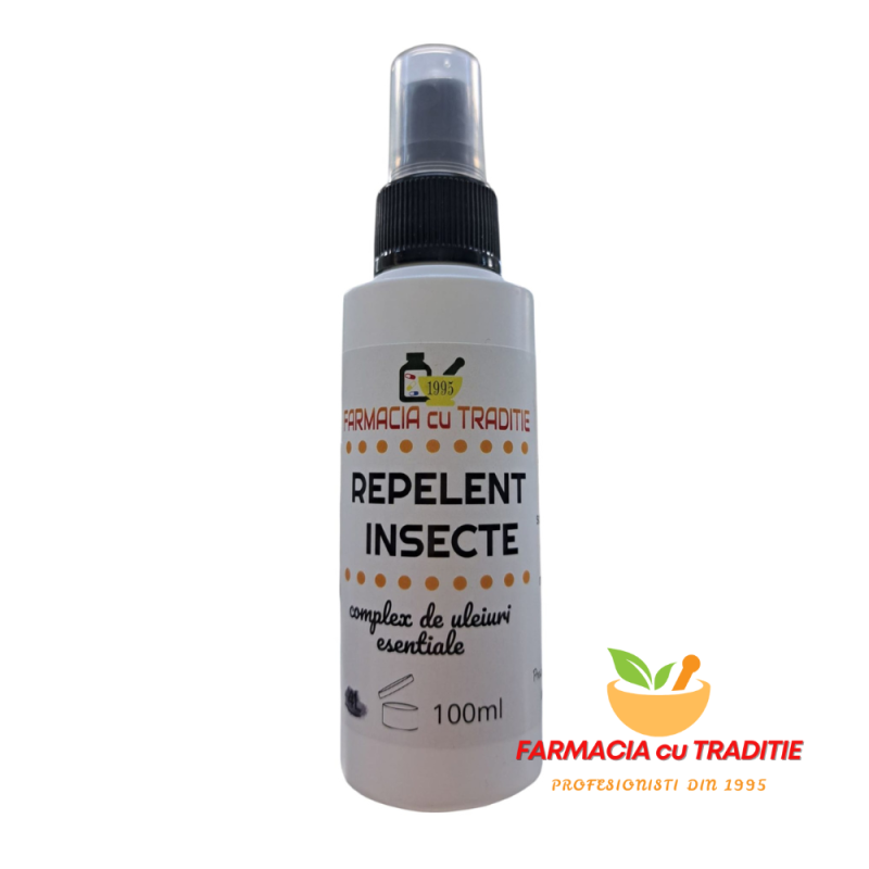REPELENT INSECTE spray NATURAL cu mix de uleiuri esentiale, pentru ADULTI SI COPII -100g