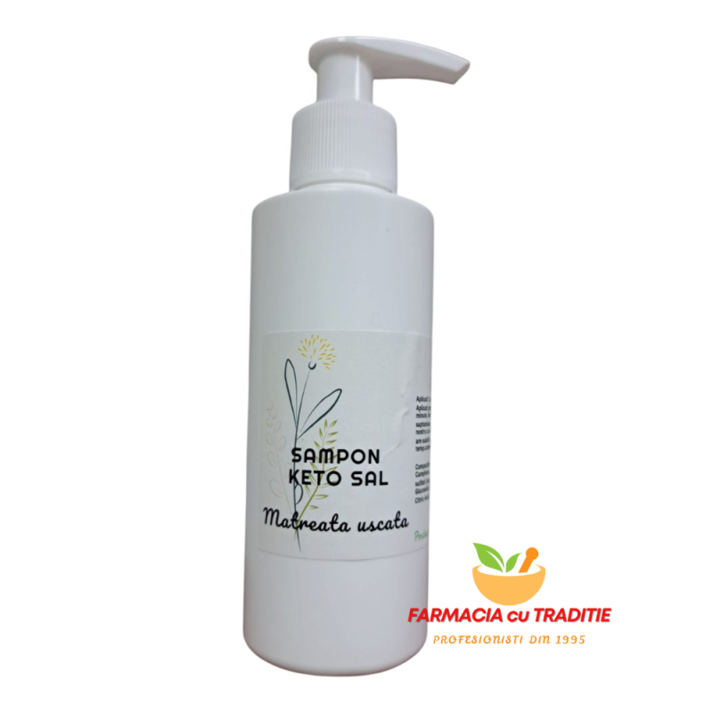 SAMPON CU KETOCONAZOL 3% si PANTHENOL impotriva matretii uscate.140g