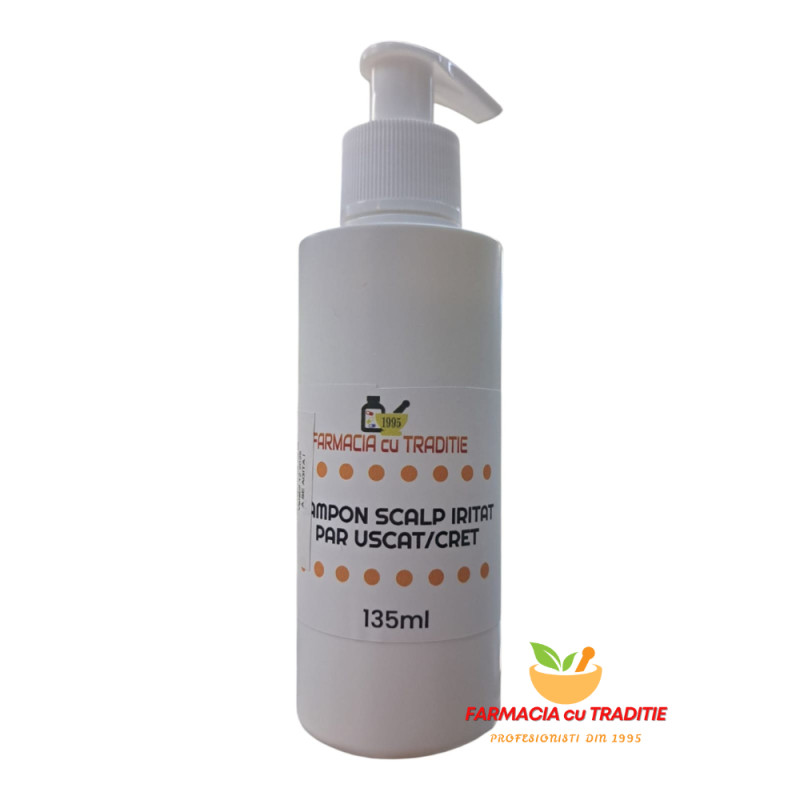 SAMPON NATURAL FARA SULFATI, pentru scalp sensibil,iritat cu ulei de Avocado si Squalan -140ml