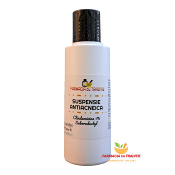 SUSPENSIE ANTIACNEICA cu Clindamicina, Seboreductyl si Zinc. 100ml