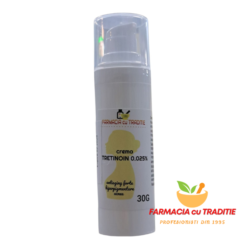 CREMA cu TRETINOIN 0.025% si Moisture Complex-30g- preparat in farmacie